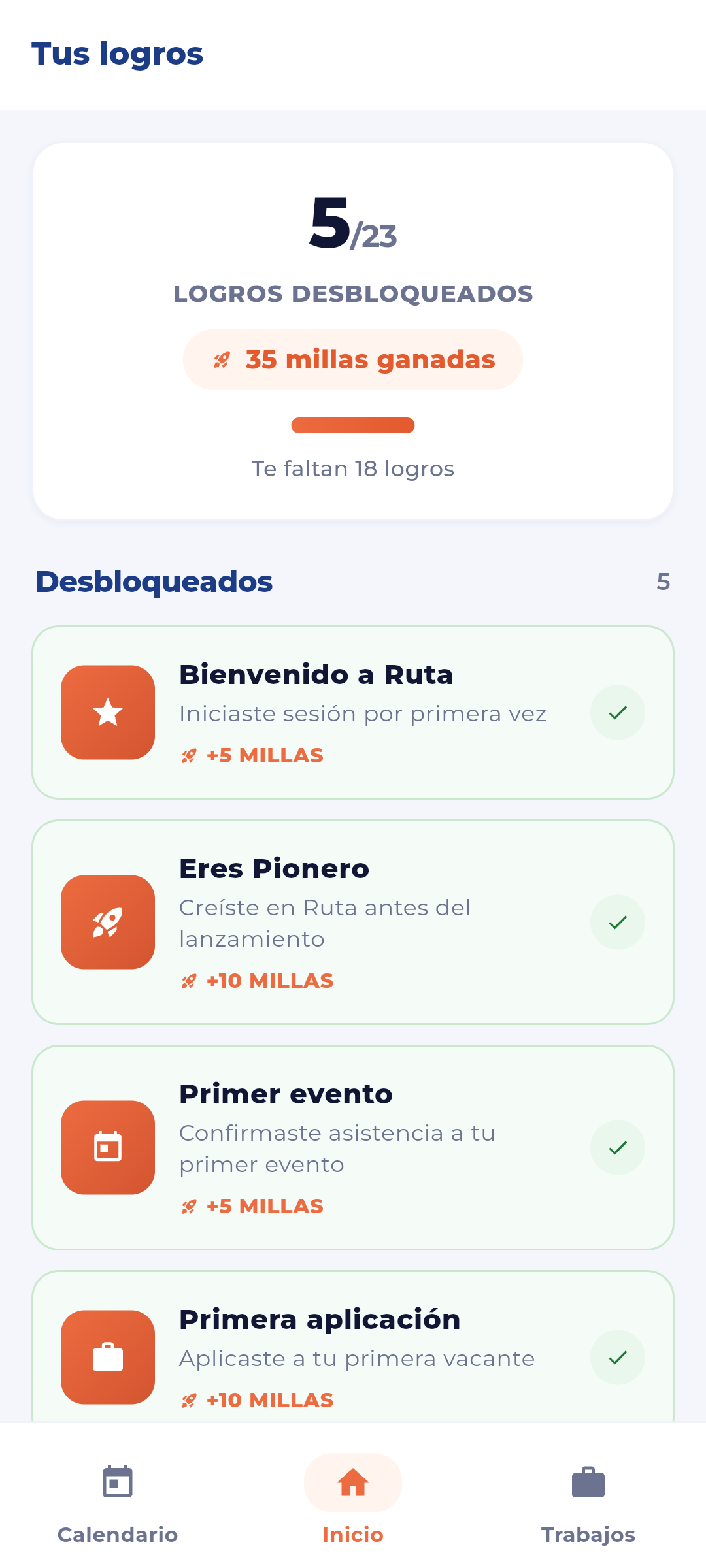 Millas Ruta